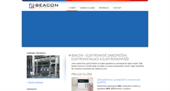 Desktop Screenshot of beacon-el.cz