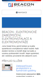 Mobile Screenshot of beacon-el.cz