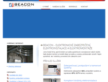 Tablet Screenshot of beacon-el.cz